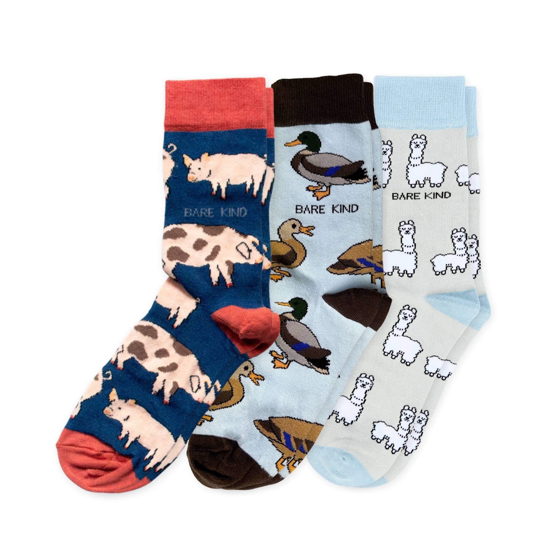 Farm Animals Bundle 3 Bamboo Sock Set