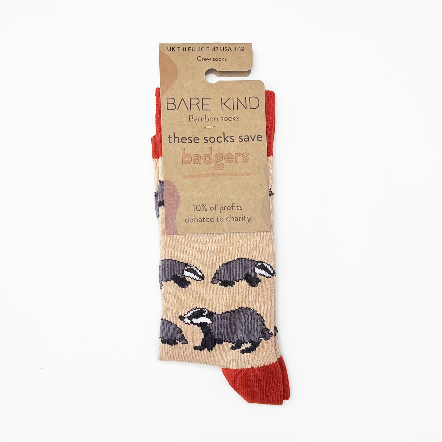 Save the Badgers Bamboo Socks