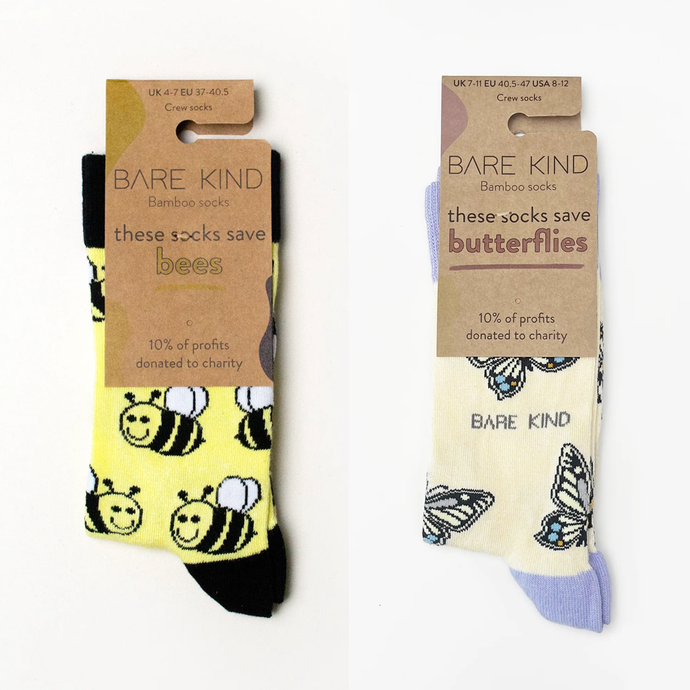 Winged Bugs 2 Pack Bamboo Sock Set