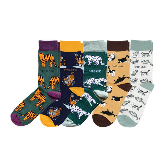 flatly of cat bamboo socks