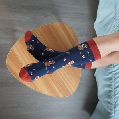 Christmas otter socks
