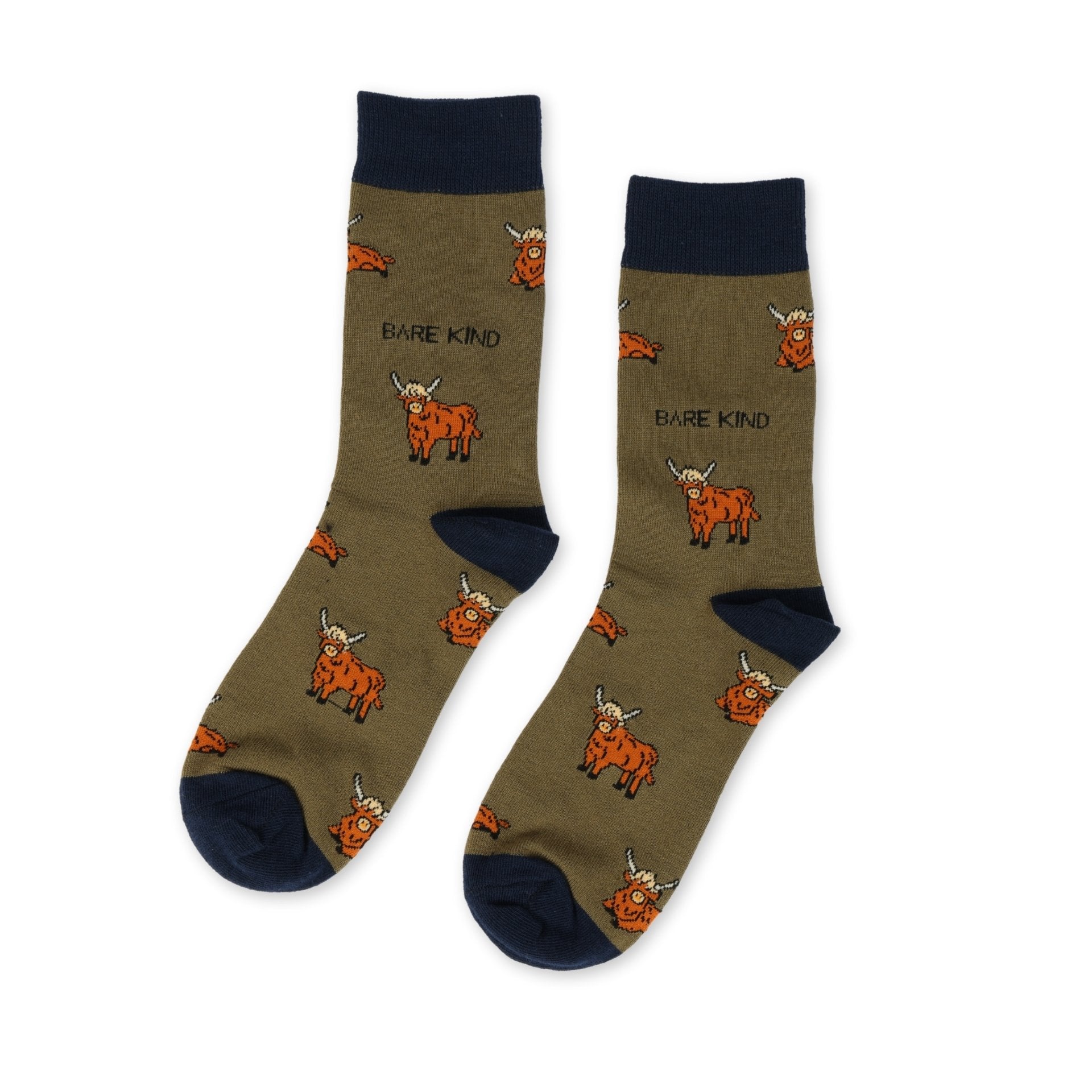 Save Highland Cow Bamboo Socks