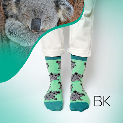 Save the Koalas Bamboo Socks