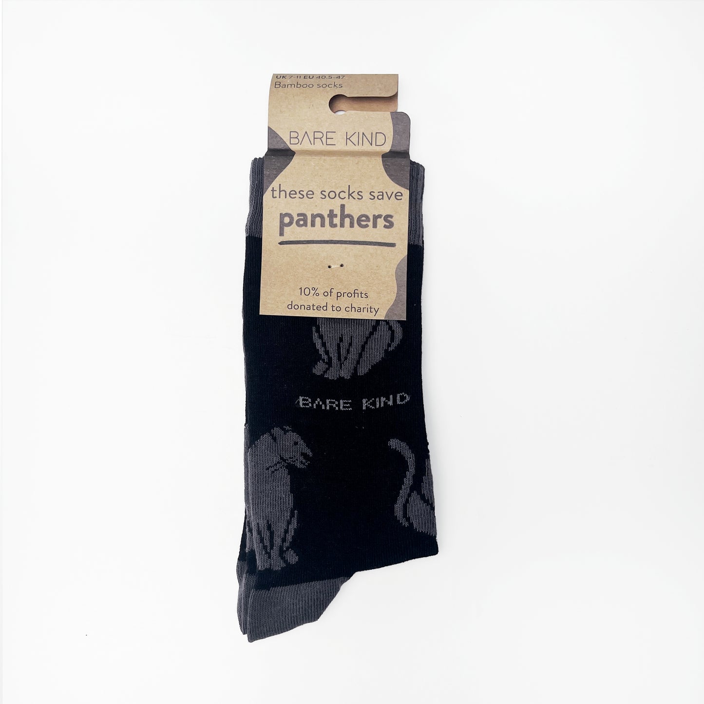 Save the Black Panther Bamboo Socks