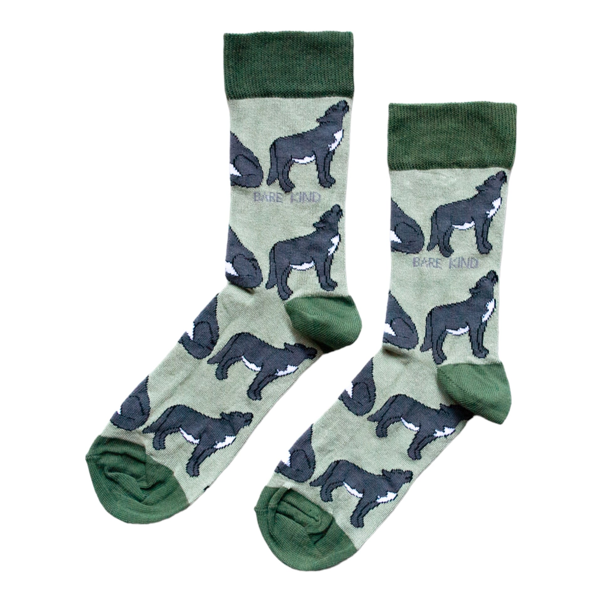 Save Wolves Bamboo Socks