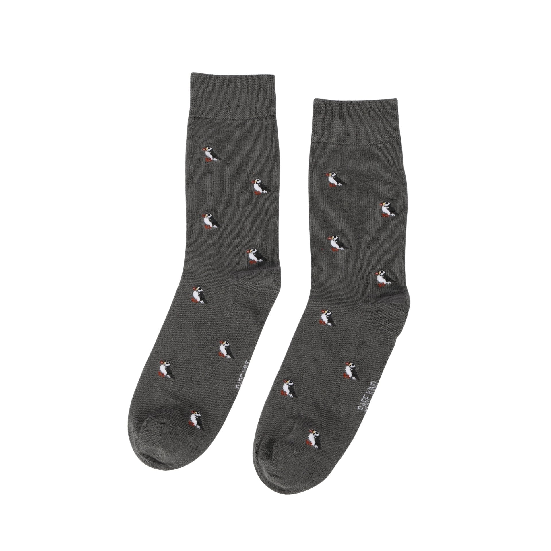 Save Puffin Small Motif Bamboo Socks