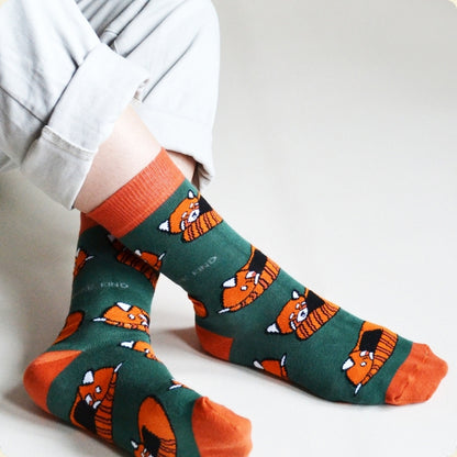 Red panda socks