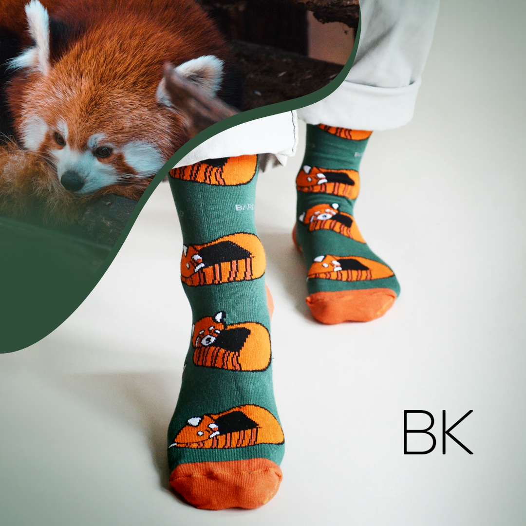 Save the Red Pandas Bamboo Socks