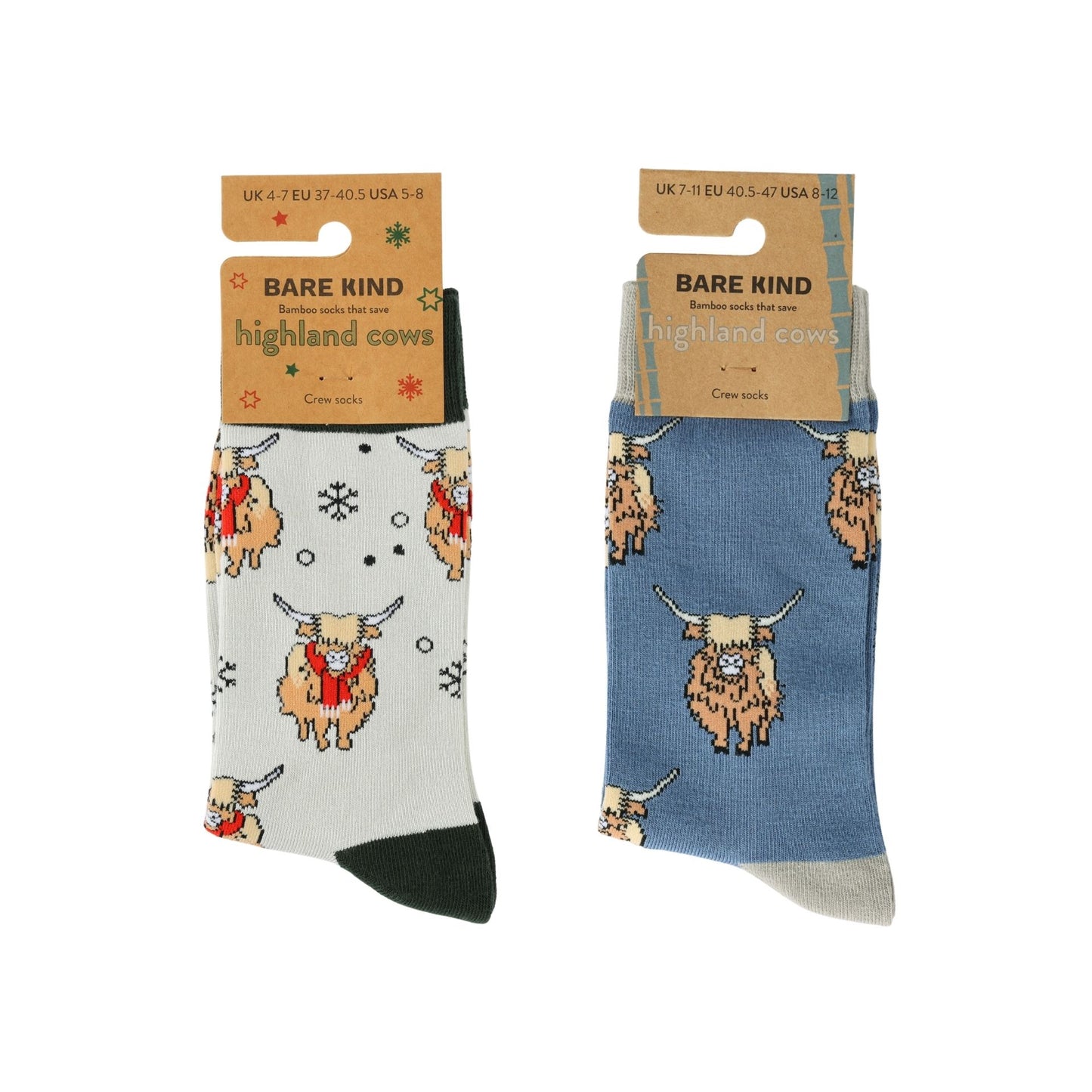 The Bright Christmas Highland Cow Bundle of 2
