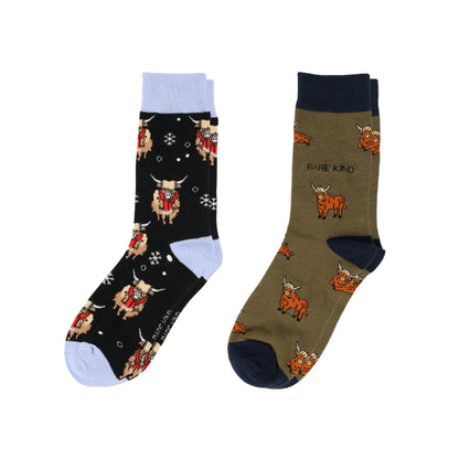 The Dark Christmas Highland Cow Bundle of 2