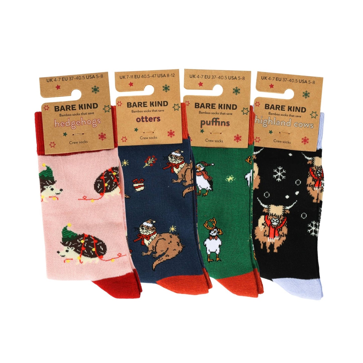 UK Wildlife Christmas Bundle of 4