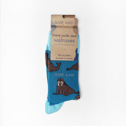 Save the Walrus Bamboo Socks