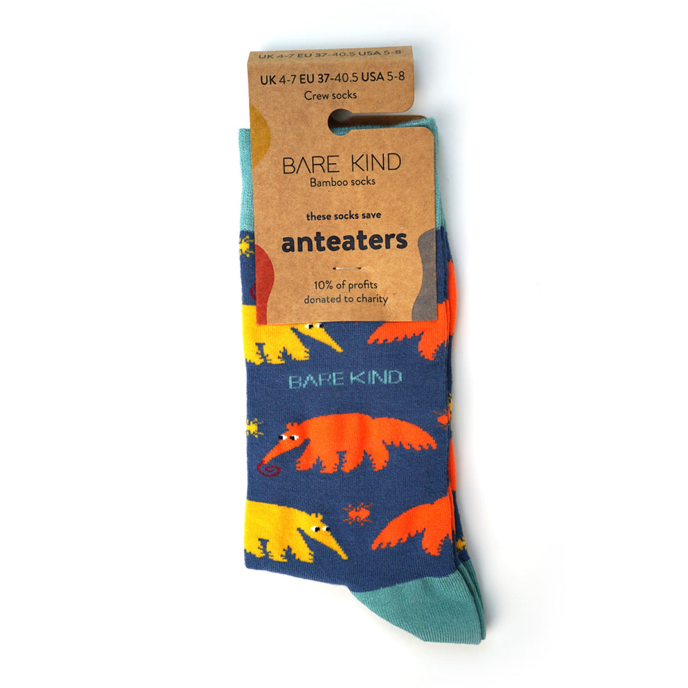 Save the Anteater Bamboo Socks Bare Kind