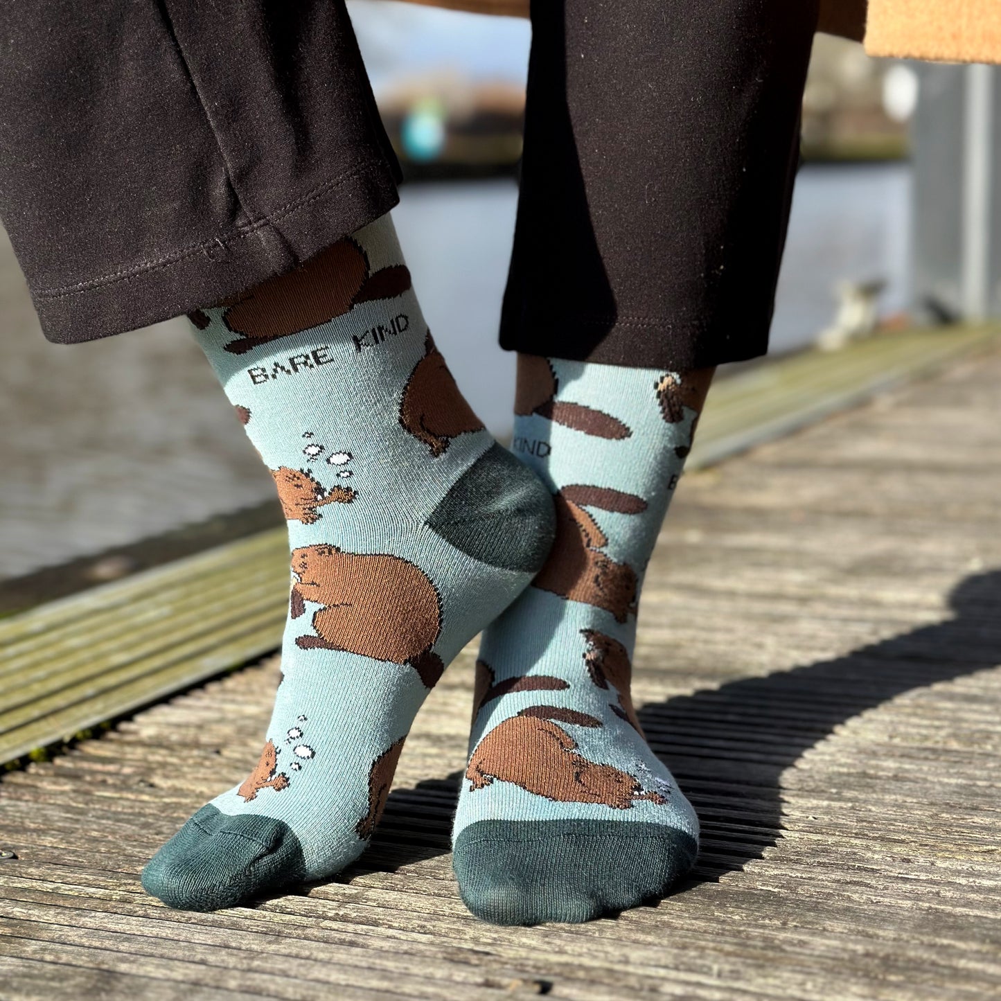 Save the Beavers Bamboo Socks