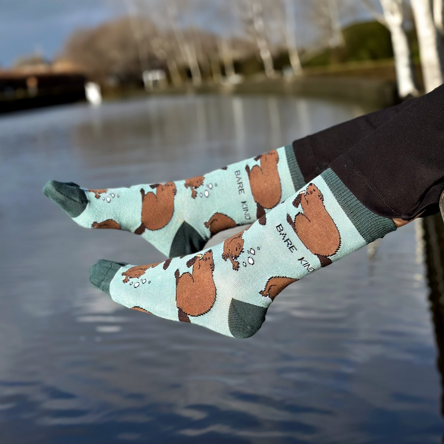 Save the Beavers Bamboo Socks