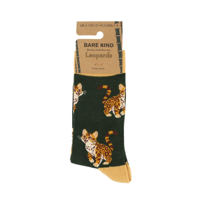 Flat lay of Leopards bamboo socks