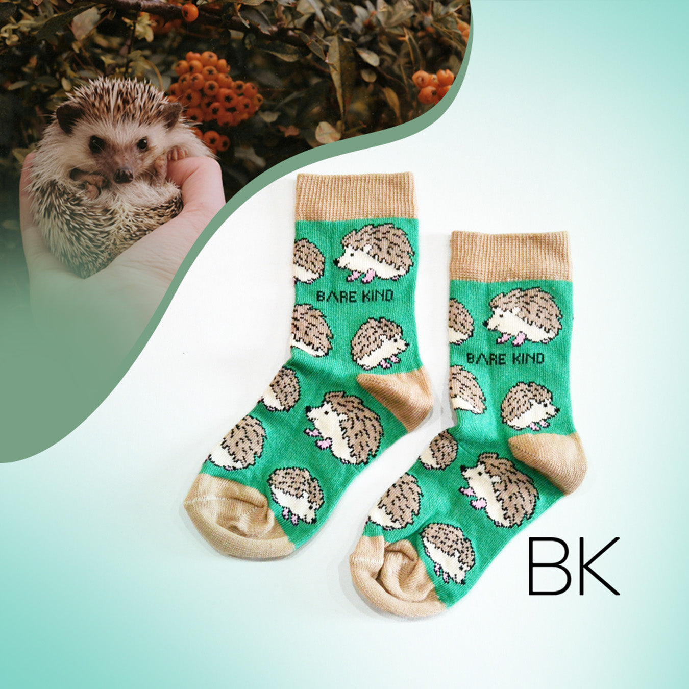 Save the Hedgehogs Bamboo Socks for Kids