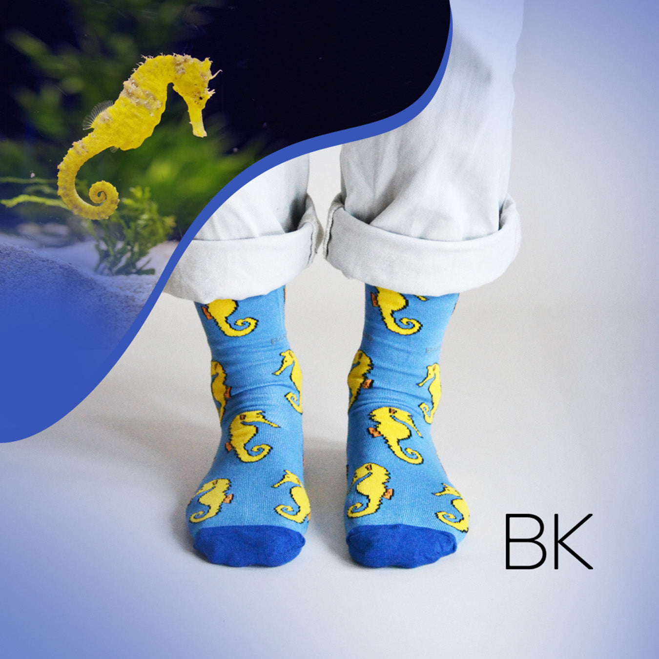 Save the Seahorses Bamboo Socks