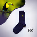 Save the Toucans Ribbed Bamboo Socks