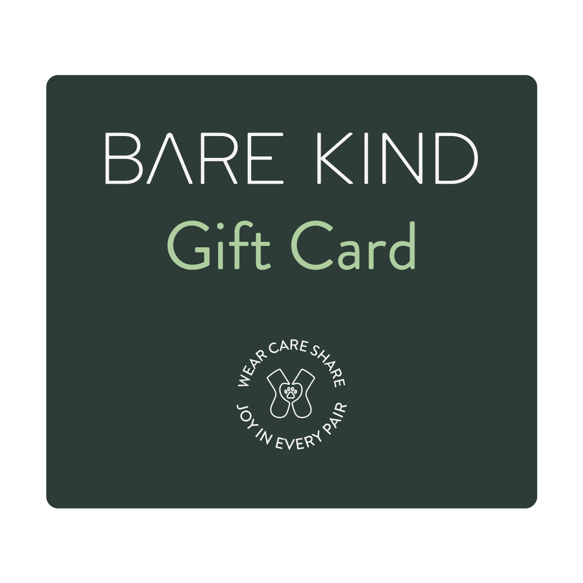 Bare Kind gift card