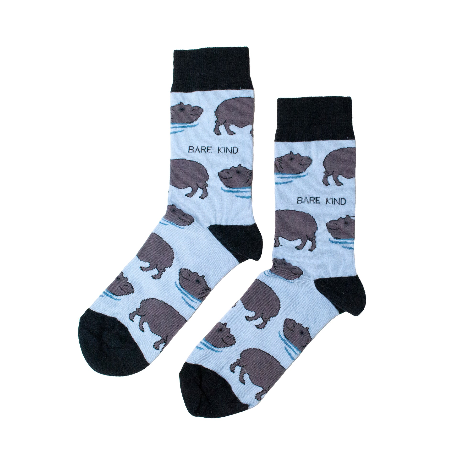 Save Hippos Bamboo Socks
