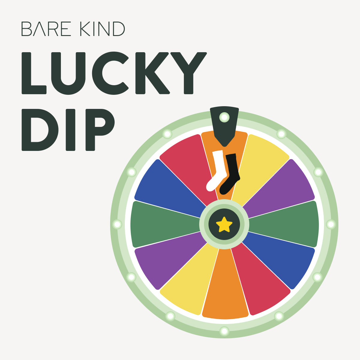 lucky dip Bare Kind bamboo socks