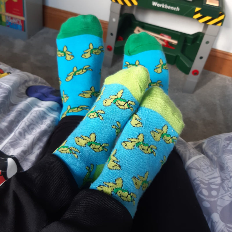 matching turtle socks