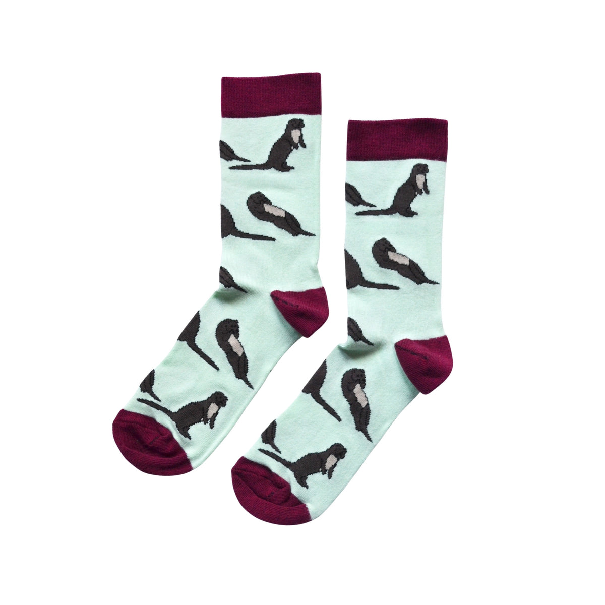Wrong Packaging Save Otters Bamboo Socks