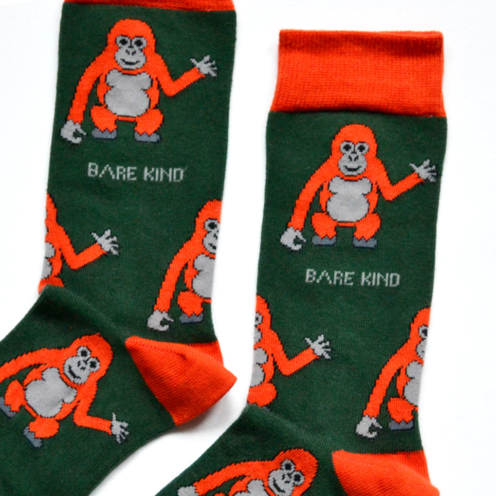 Save the Orangutans Bamboo Socks – Bare Kind